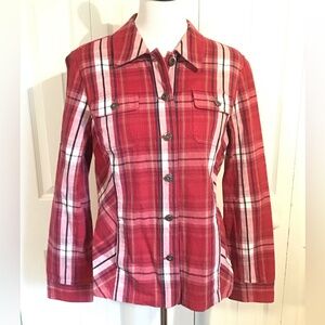 Christopher & Banks Size L Women's Shirt Jacket